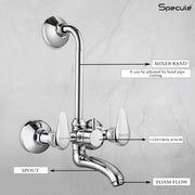 Softy Wall Mixer Brass Faucet with L Bend – by Specule Specule
